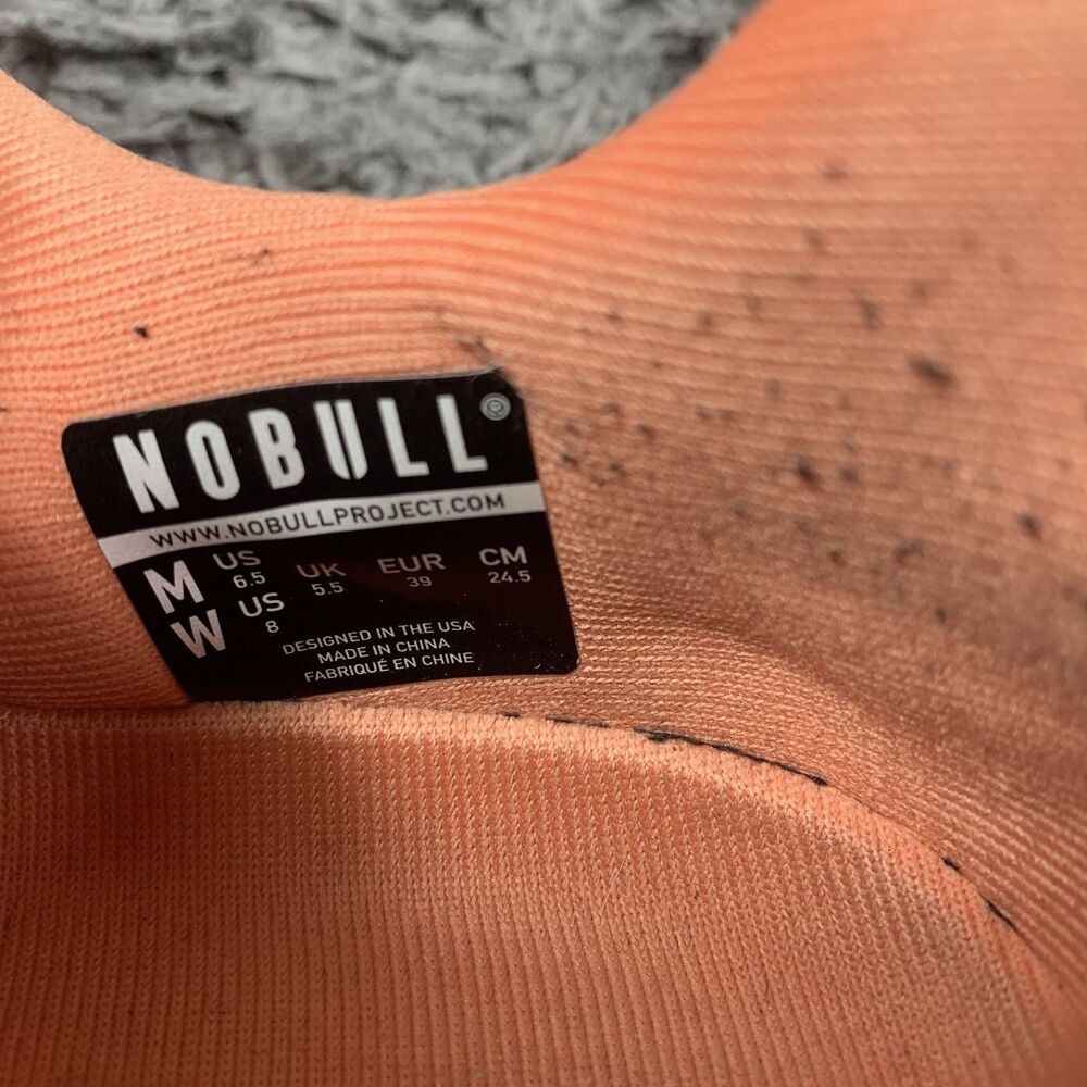 Nobull Drive Mesh Womens Size 8 Orange Athletic Running Training Shoes Sneakers - Picture 8 of 8